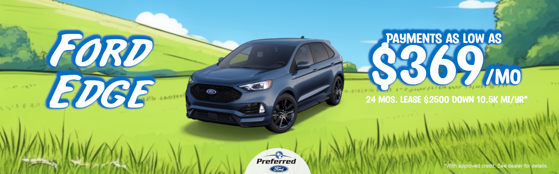 Ford Edge payment as low as $369 month