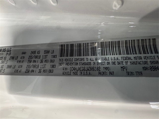 2018 Jeep Wrangler Unlimited Sahara