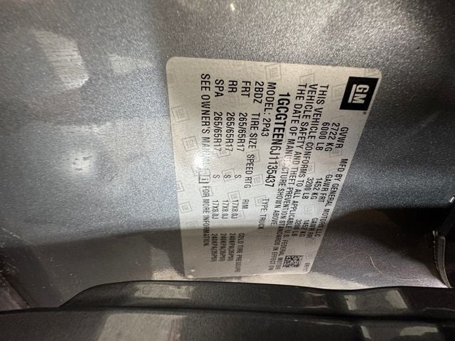2018 Chevrolet Colorado ZR2