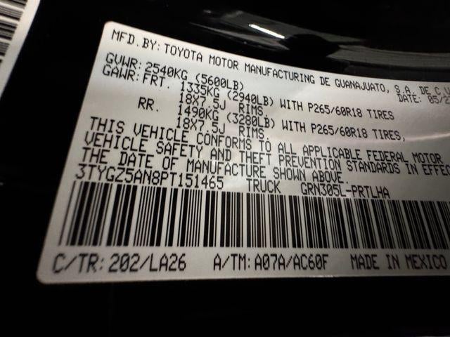 2023 Toyota Tacoma Limited V6