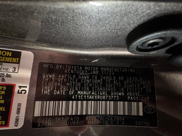 2024 Toyota Camry LE