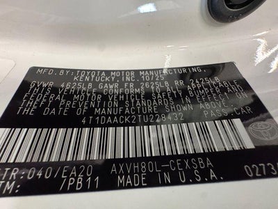 2026 Toyota Camry SE