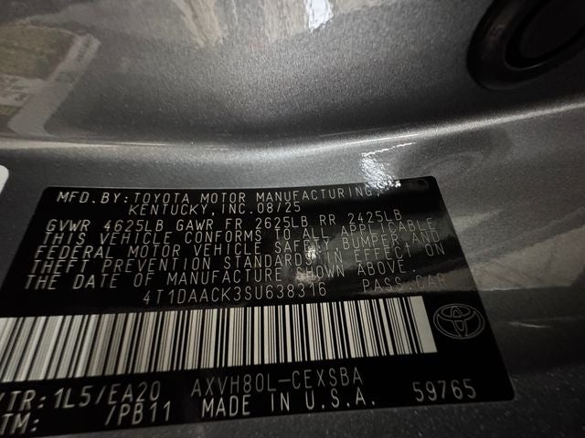 2025 Toyota Camry SE