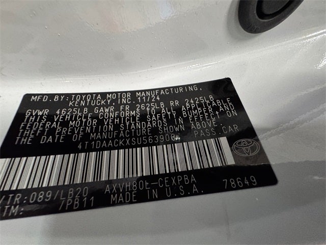 2025 Toyota Camry XSE