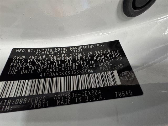 2025 Toyota Camry XSE