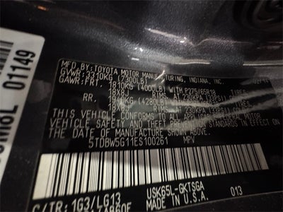 2014 Toyota Sequoia SR5 5.7L