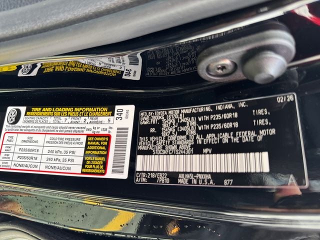 2026 Toyota Sienna Woodland Edition 7 Passenger