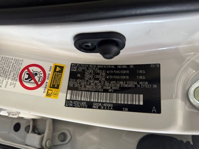 2016 Toyota Highlander Hybrid Limited Platinum