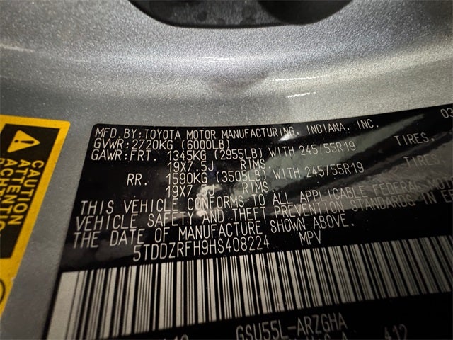 2017 Toyota Highlander Limited Platinum