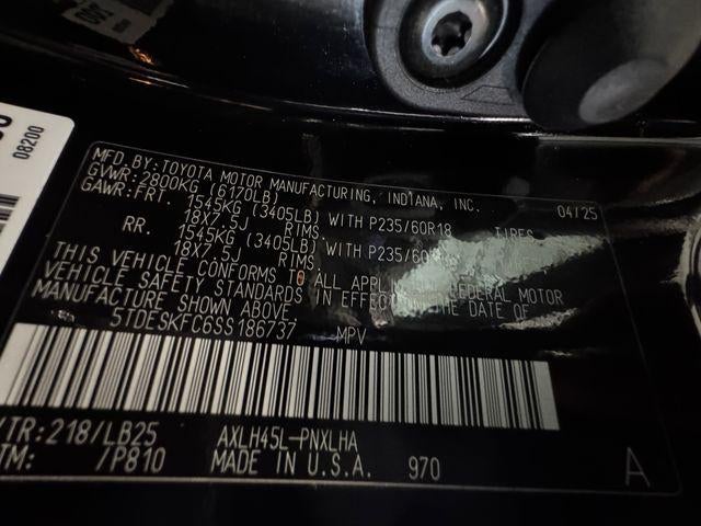 2025 Toyota Sienna Platinum 7 Passenger