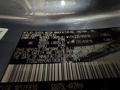 2022 Toyota Highlander XLE