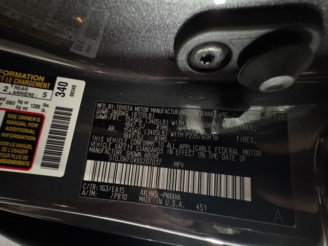 2025 Toyota Sienna XLE 7 Passenger