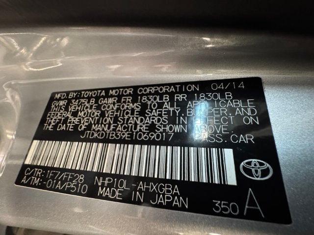 2014 Toyota Prius c Three