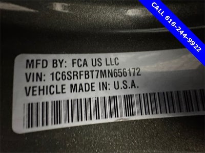 2021 RAM 1500 Big Horn/Lone Star 5.7 Liter V8 Hemi Quad Cab 4WD