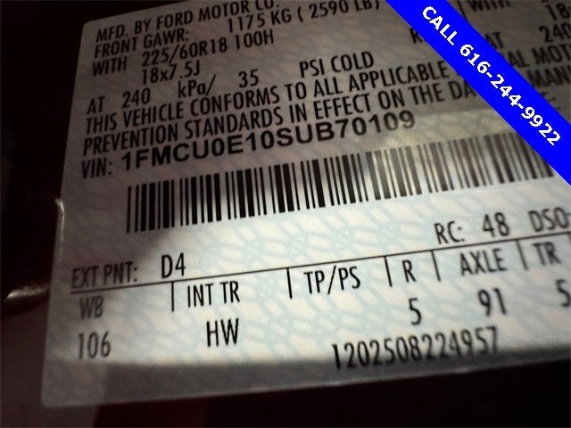 2025 Ford Escape Plug-In Hybrid Base