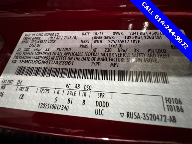 2026 Ford Escape Active