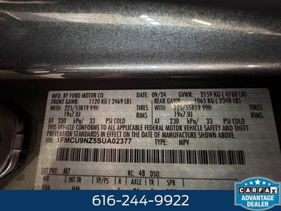 2025 Ford Escape Hybrid ST-Line Select 2.5 Liter AWD