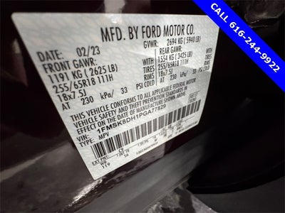 2023 Ford Explorer XLT 2.3 Liter EcoBoost 4WD