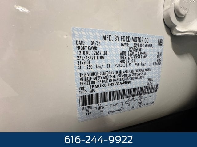 2027 Ford Explorer Platinum