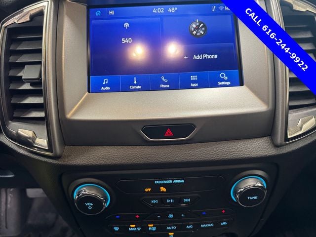 2021 Ford Ranger XLT 2.3 Liter EcoBoost Turbocharged Super Cab 4WD