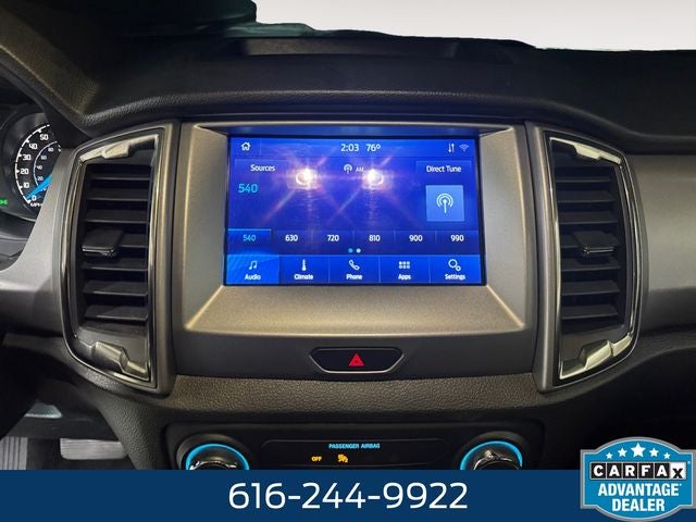 2022 Ford Ranger XLT 2.3 Liter EcoBoost Turbocharged Crew Cab 4WD