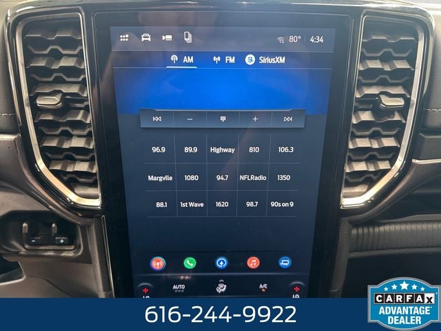 2025 Ford Ranger Lariat 2.7 Liter V6 EcoBoost Crew Cab 4WD