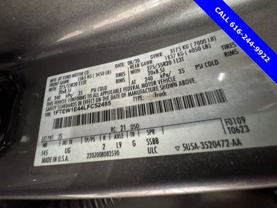 2020 Ford F-150 XLT 3.5 Liter V6 EcoBoost SuperCrew 4WD