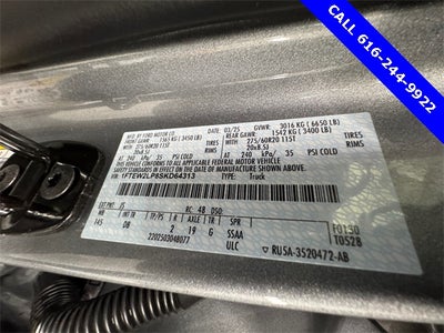 2025 Ford F-150 STX 2.7 Liter V6 EcoBoost SuperCrew 4WD