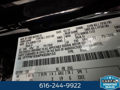 2023 Ford F-150 XLT 3.5 Liter V6 EcoBoost SuperCrew 4WD