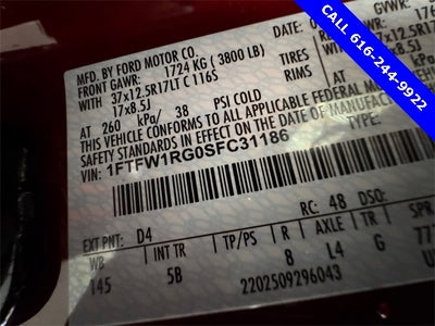 2025 Ford F-150 Raptor