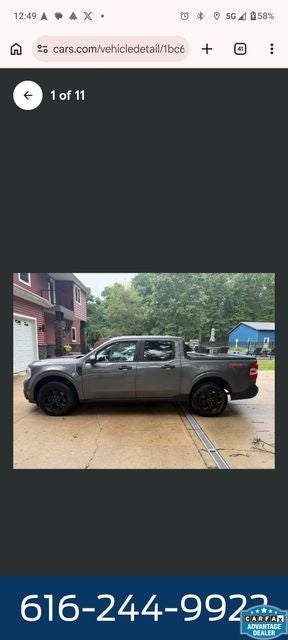 2022 Ford Maverick XLT 2.0 Liter EcoBoost Turbocharged AWD