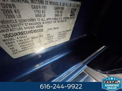 2017 Chevrolet Silverado 1500 LT 5.3 Liter V8 EcoTec3 Crew Cab 4WD