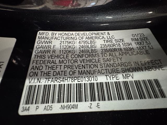 2023 Honda CR-V EX-L 1.5 Liter AWD