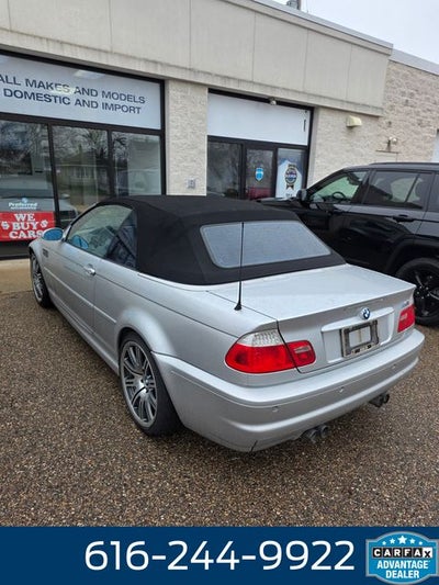 2003 BMW M3 Base 3.2 Liter I6 2D Convertible Manual Transmission RW