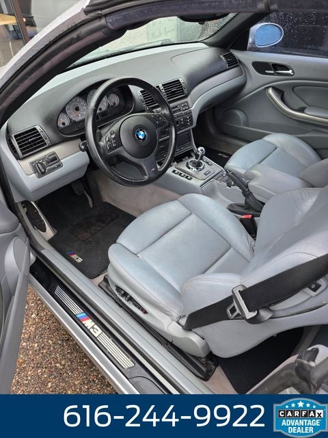 2003 BMW M3 Base 3.2 Liter I6 2D Convertible Manual Transmission RW