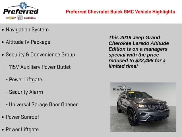 2019 Jeep Grand Cherokee Altitude 4x4