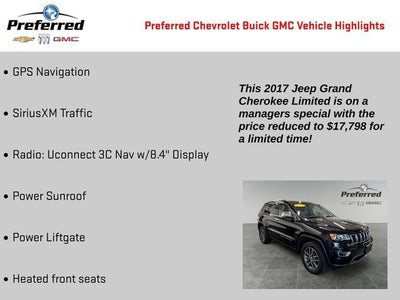 2017 Jeep Grand Cherokee Limited 4x4