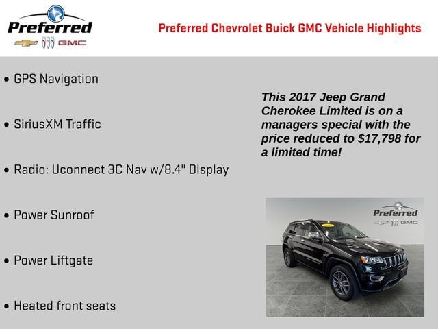 2017 Jeep Grand Cherokee Limited 4x4