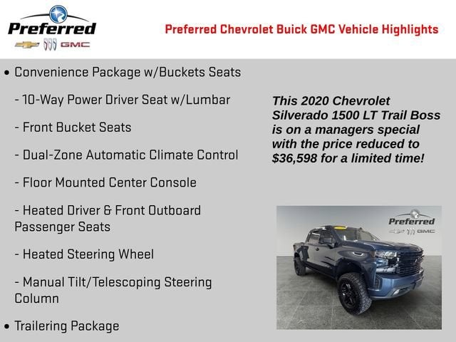 2020 Chevrolet Silverado 1500 LT Trail Boss