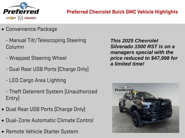 2025 Chevrolet Silverado 1500 RST
