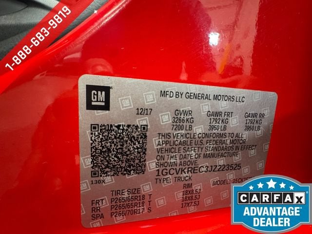 2018 Chevrolet Silverado 1500 LT