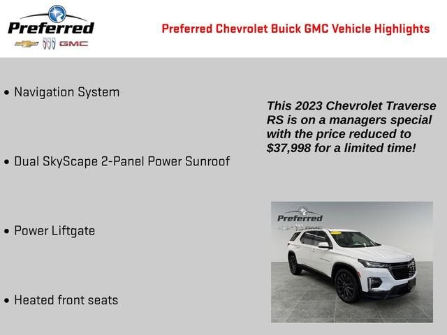 2023 Chevrolet Traverse RS