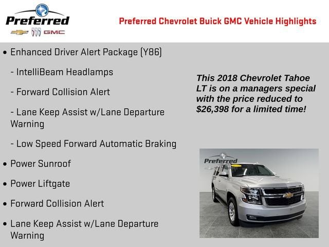 2018 Chevrolet Tahoe LT