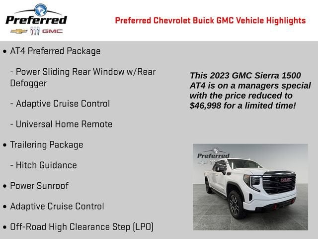 2023 GMC Sierra 1500 AT4