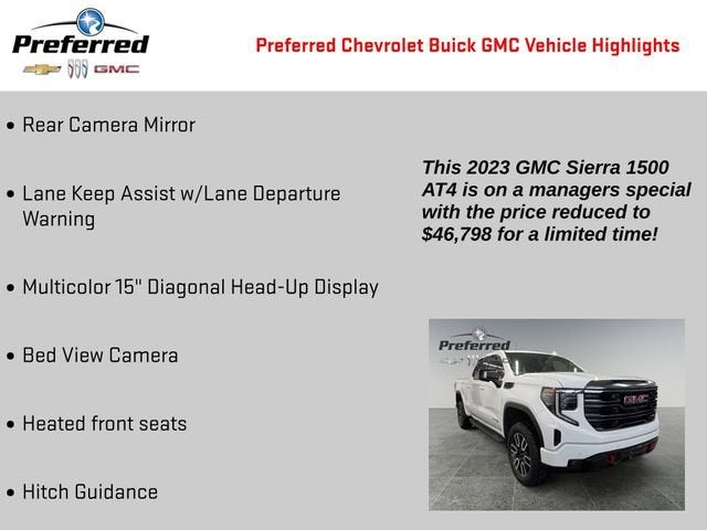2023 GMC Sierra 1500 AT4