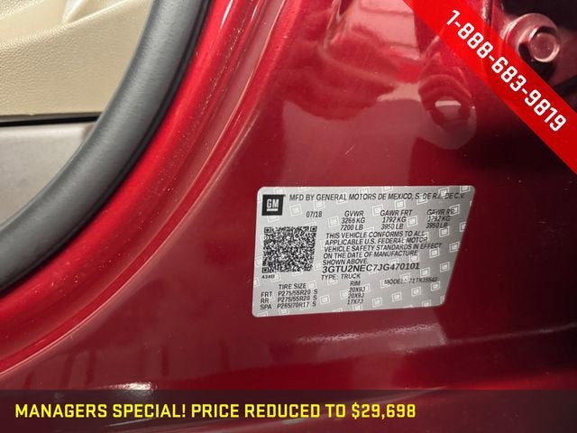 2018 GMC Sierra 1500 SLT