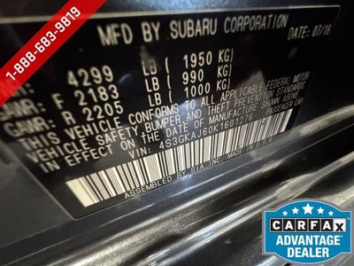 2019 Subaru Impreza 2.0i Sport