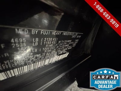 2017 Subaru Outback 2.5i Limited