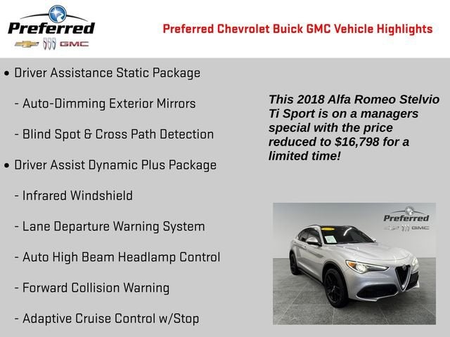 2018 Alfa Romeo Stelvio Ti Sport