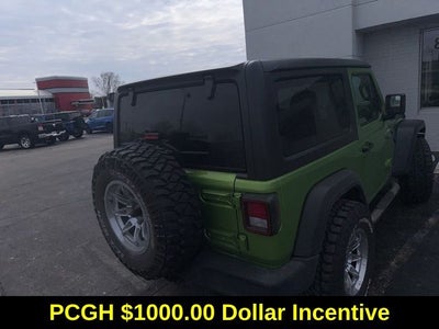 2020 Jeep Wrangler Sport S 3.6 Liter V6 2D Manual 4WD